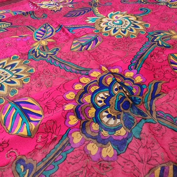 Authentic YSL Large Silk Scarf - Picture 5 of 9